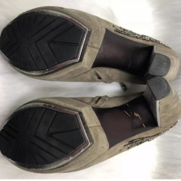 Sam Edelman Suede Una Beaded Booties - Picture 8 of 8